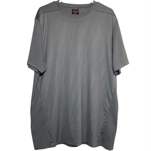 Greg Norman Tasso Ella Rapidry Sun Protected Shirt Crew Neck Gray XL - Picture 2 of 7